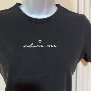 Forever 21 black adore me t-shirt size S